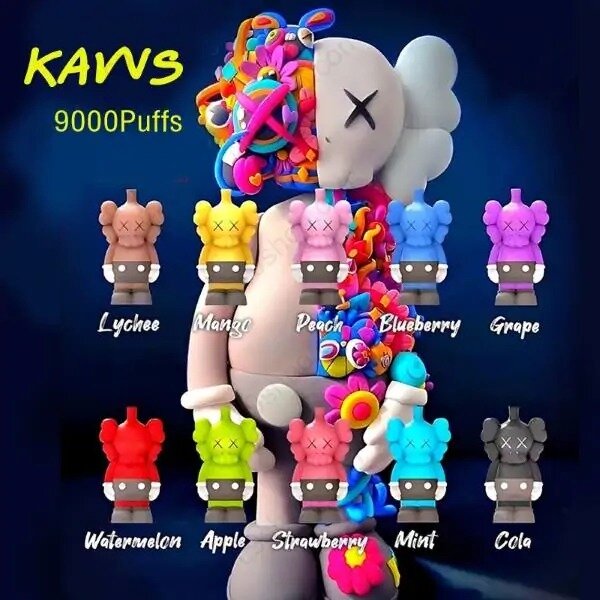 Hikevape Kaws 9000 Puffs Disposable Pod 650mAh Nic 5 USB TypeC