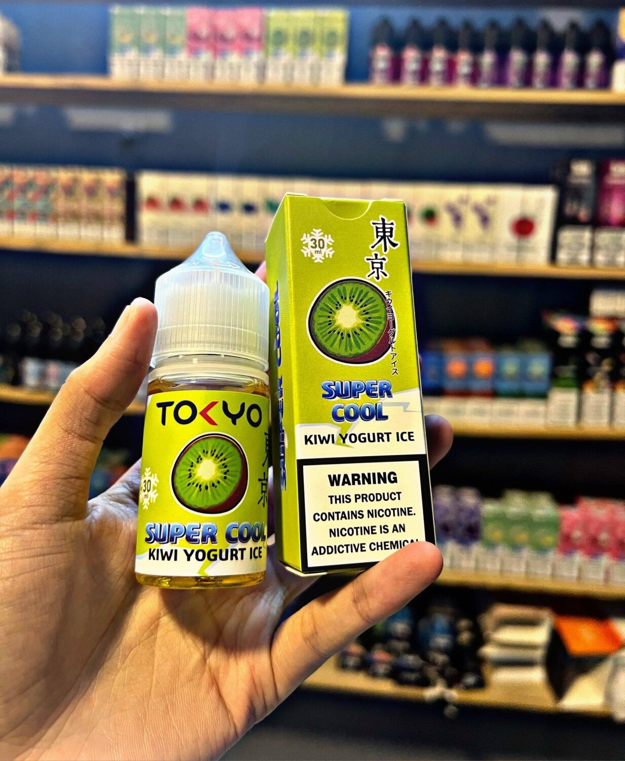 Tokyo Super Cool Kiwi Yogurt Ice (USA) Salt Nic 30ml [ แท้ ] โตเกียว