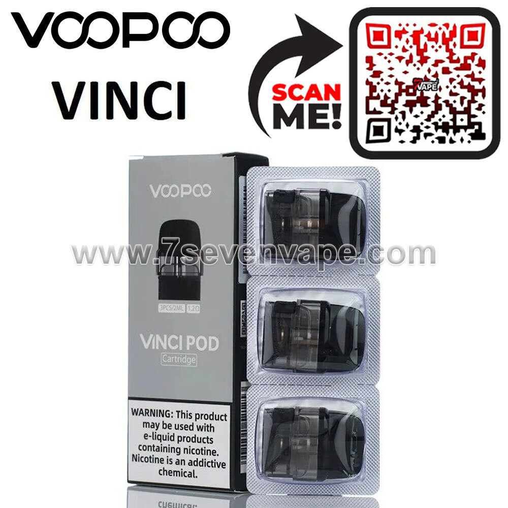 VOOPOO Vinci 1.2 Refillable Replacement Pod Head 2ml [  ] |   1.2ohm  DRAG Nano 2 / Vinci Pod / Vinci Pod SE / Vinci Q -  THshop24 |