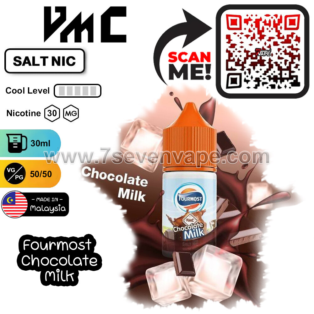 VMC Fourmost Chocolate Milk Salt Nic 30ml By Malaysia [ แท้ ] วีเอ็ม