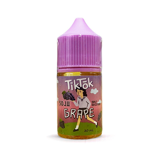 Tik Tok Soju Grape Salt Nic 30ml (Malaysia) By Alchemistz [ แท้