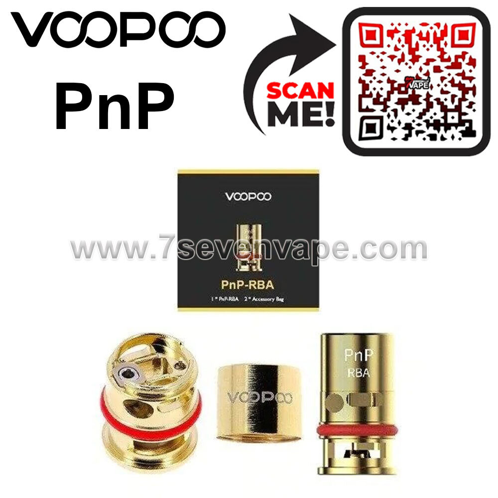Voopoo PnP RBA Prebuilt Coil DIY MTL HalfDL Resistance, 41 OFF