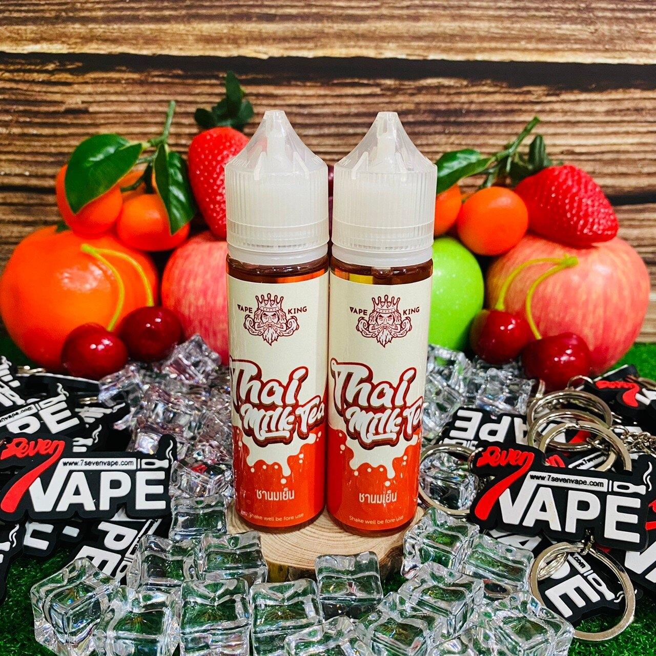 เวฟคิงชานมเย็น Vape King Thai Milk Tea 60ml 7sevenvape ขายบุหรี่