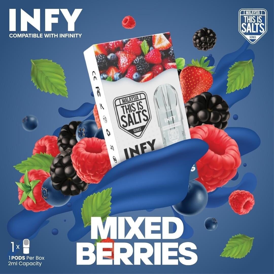 INFY POD Mixed Berries Hua Namya Nic 2ml Nic 3 By This Is Salts [ แท้