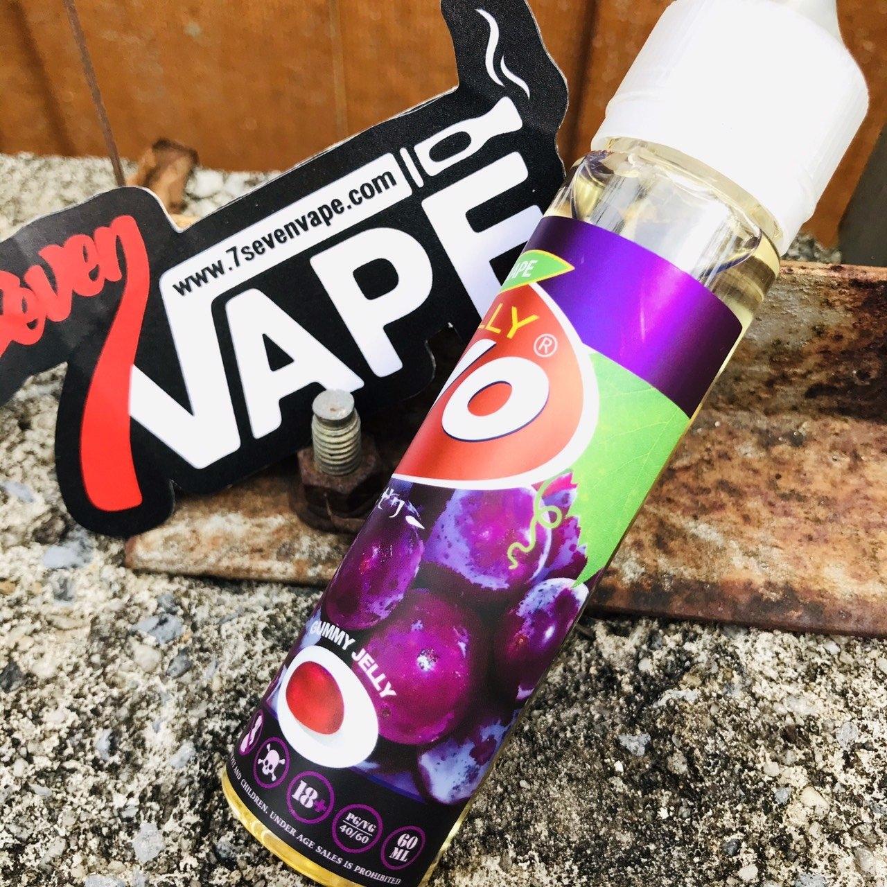 Jelly YoYo Grape Freebase 60ml [ แท้ ] เจลลี่โยโย่เกรป กลิ่นเยลลี่