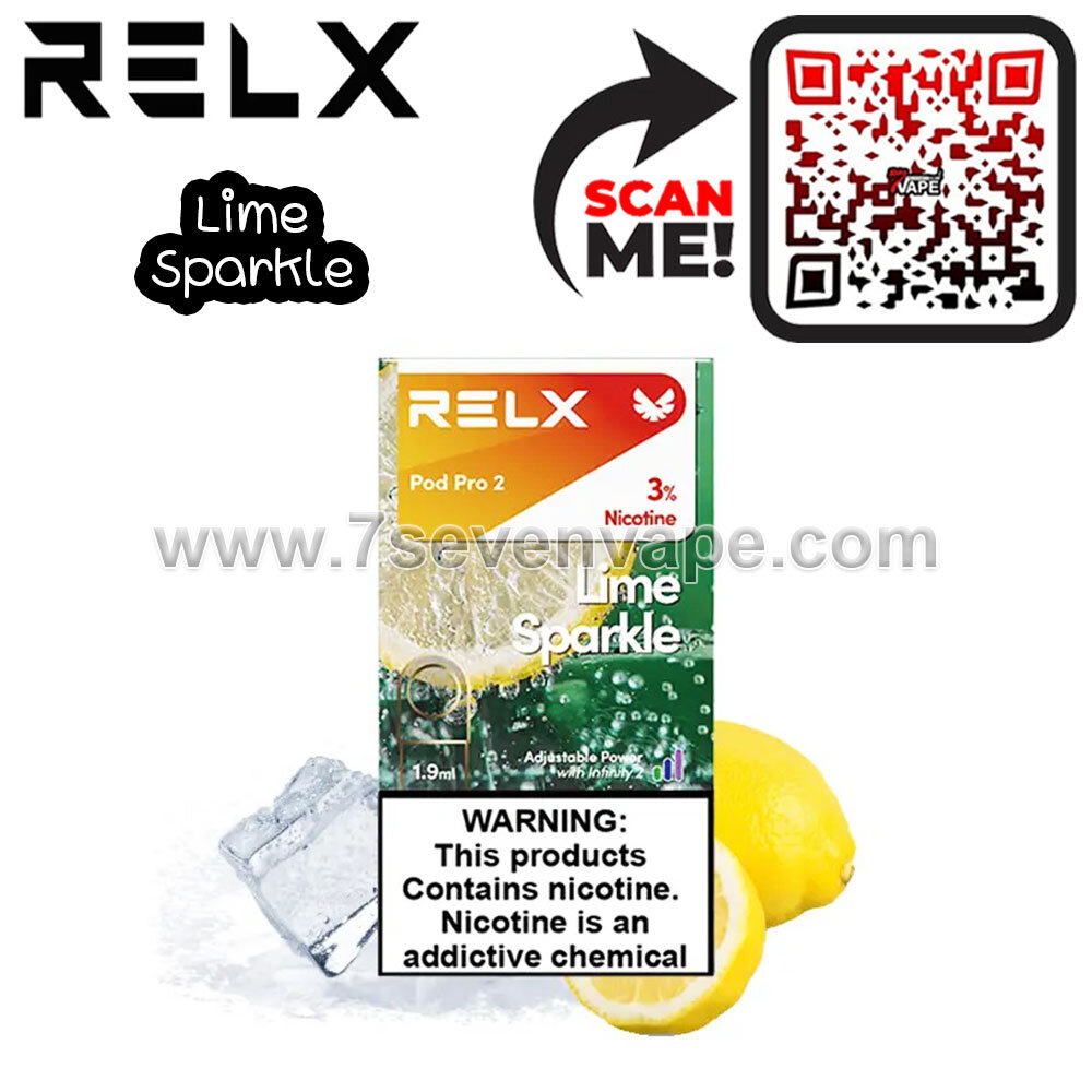RELX Pod Pro 2 Lime Sparkle 1.9ml Nic 3%  |  RELX Infinity -  THshop24 |  2,500  Line:@THshop24