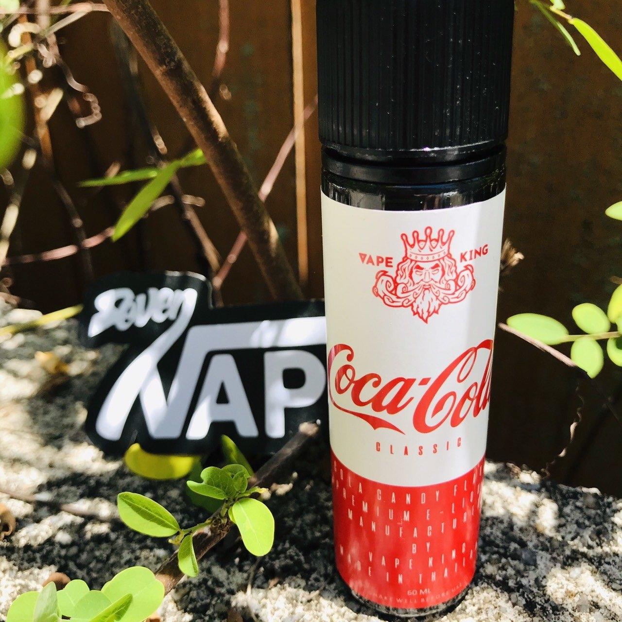 Vape King Coca Cola Classic Freebase 60ml By Malaysia [ แท้ ] เวปคิง