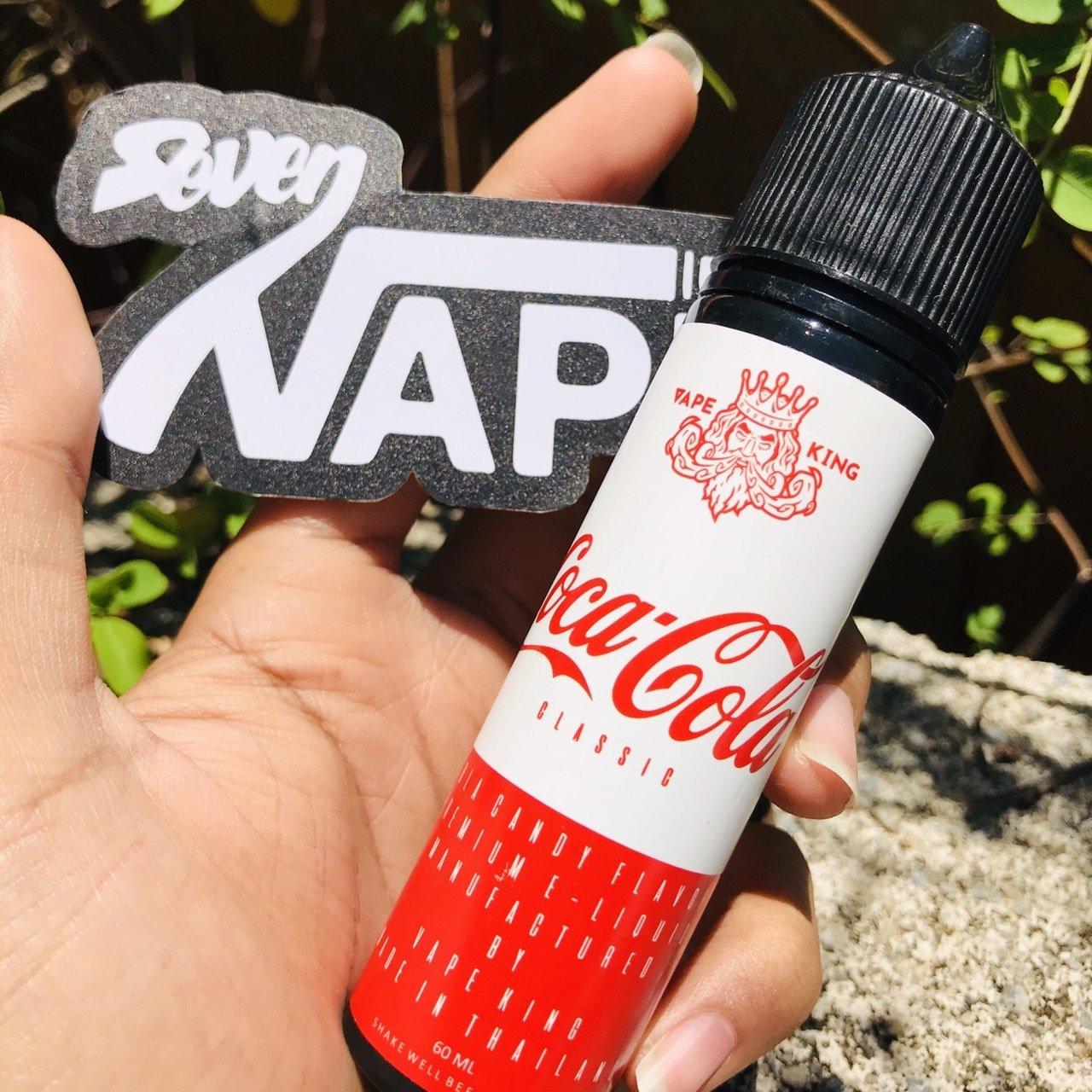 Vape King Coca Cola Classic Freebase 60ml By Malaysia [ แท้ ] เวปคิง