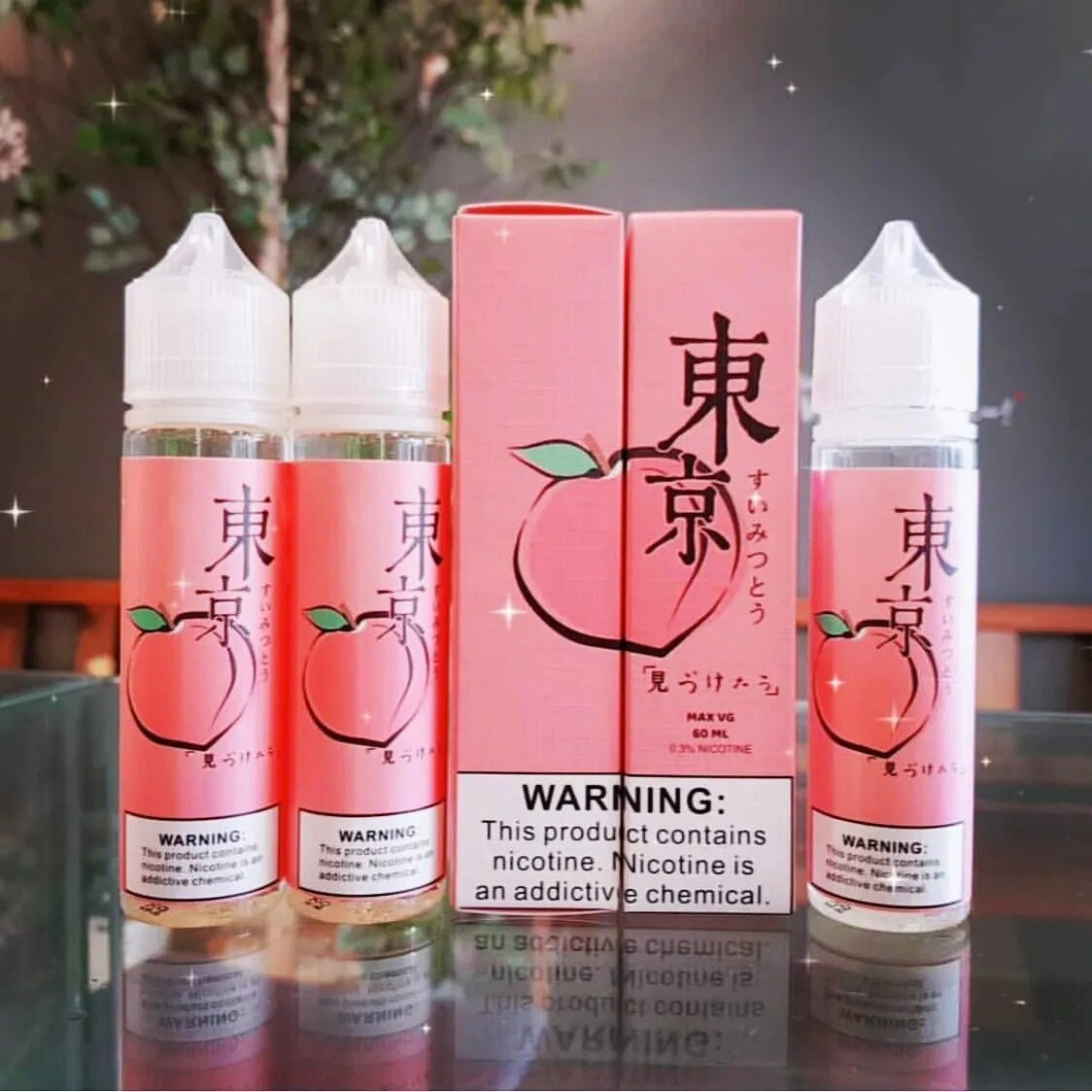 Tokyo Iced PeachUSAFreebase 60ml [ แท้ ] โตเกียวไอซ์พีช กลิ่นลูกพีช นิโคตินฟรีเบส 0mg 3mg 6mg