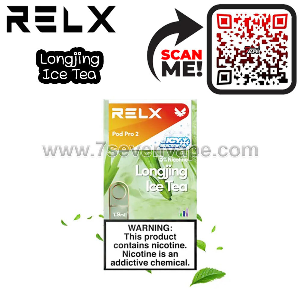 RELX Pod Pro 2 Longjing Ice Tea 1.9ml Nic 3% ของแท้ สำหรับ RELX Infinity -  THshop24