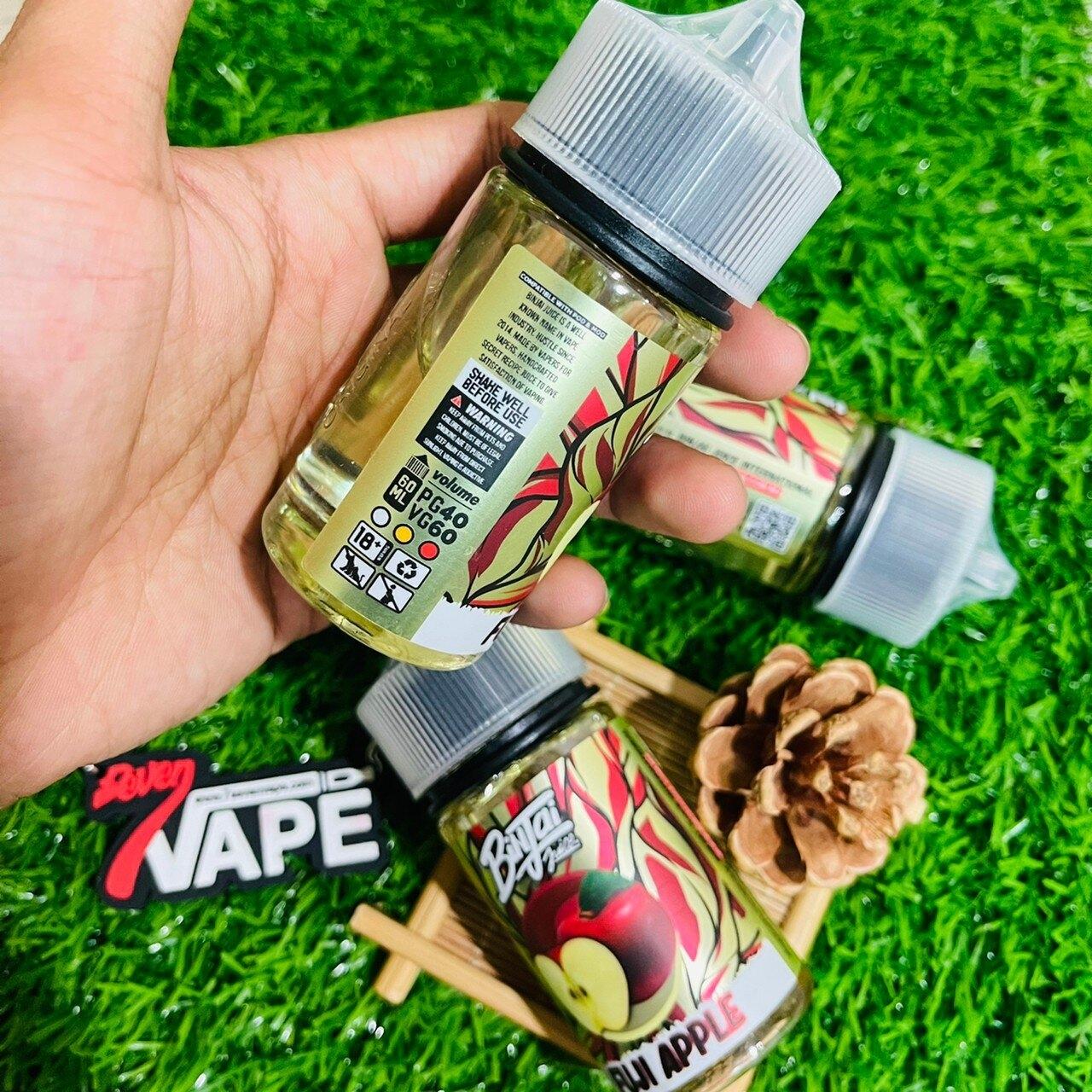 Binjai Juice Fuji Apple Freebase 60ml By Malaysia [ แท้ ] บินใจจูซ