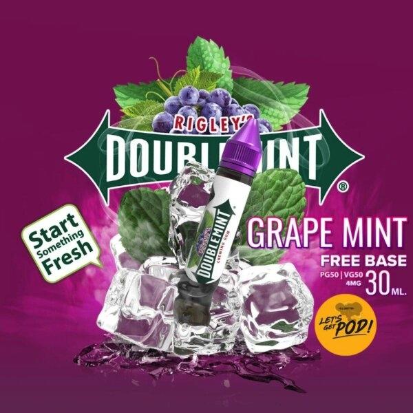 Double mint Grape Mint องุ่นมิ้นต์ 30ml 4mg 2shaypod บุหรี่ไฟฟ้า น้ำยาบุหรี่ไฟฟ้าราคาถูก