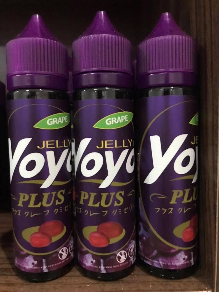 Jelly YoYo Grape Plus 60ml บุหรี่ไฟฟ้า น้ำยาบุหรี่ไฟฟ้า ราคาถูก