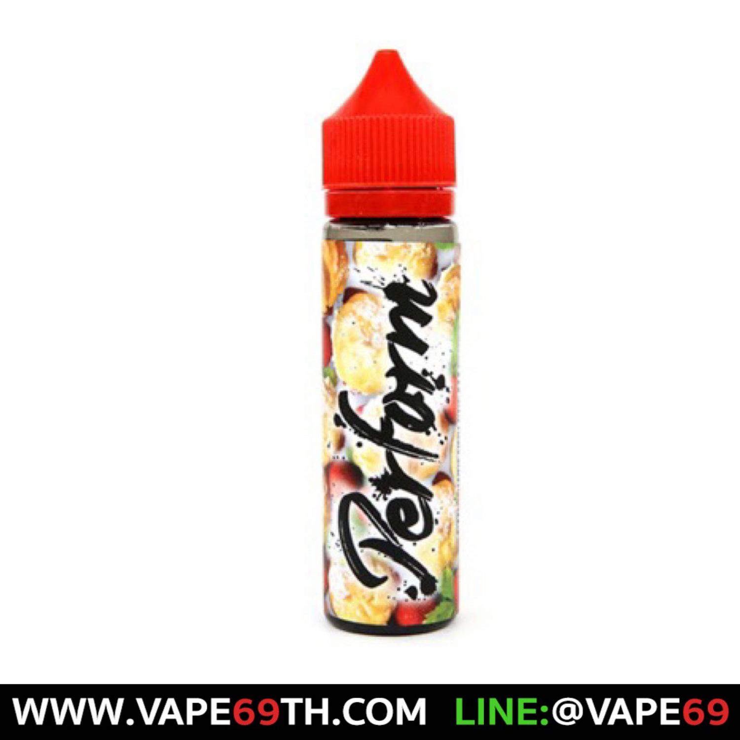 Perform Strawberry Cream Puffs 60ml บุหรี่ไฟฟ้า น้ำยาบุหรี่ไฟฟ้า ราคา