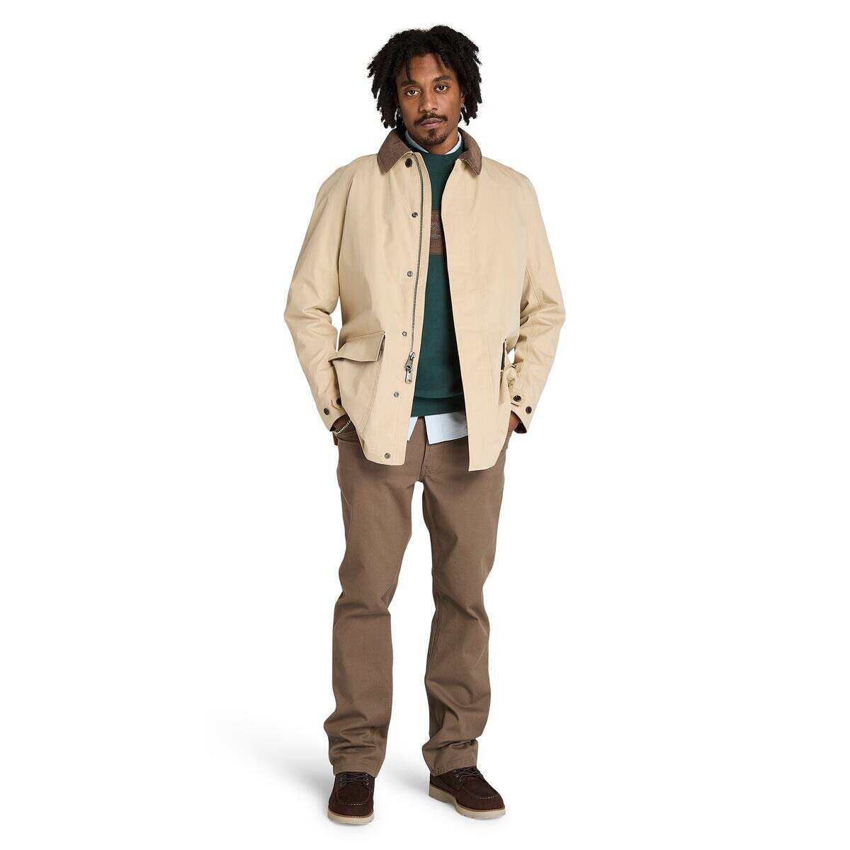 Timberland WATERPROOF COTTON BARN COAT SAFARI (TB0A44GB,Y94) - MK