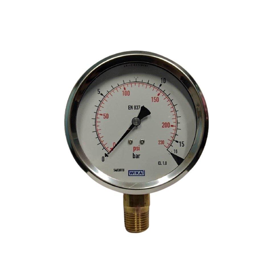 Wika Pressure Gauge 4" (016Bar) บริษัท เจ เค เอส อินเตอร์เนชั่นแนล (ปทท) จำกัด