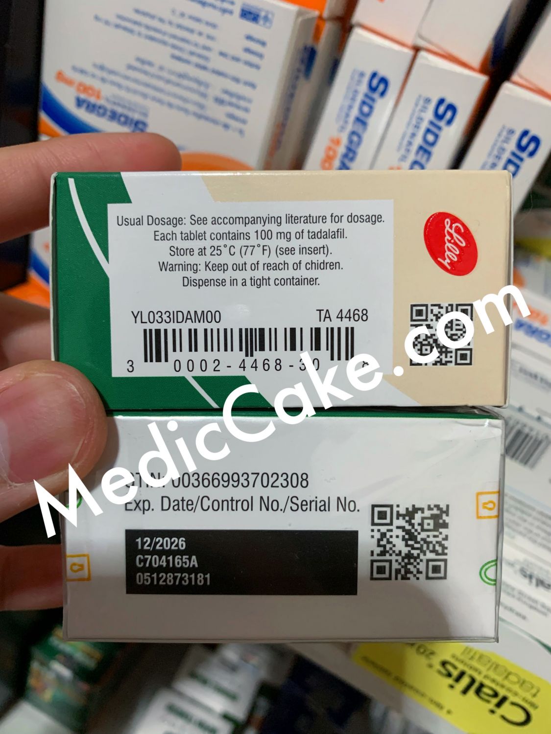 CIALIS Tadalafil 100mg 30 Tablets MADE IN USA (ORIGINAL) MedicCake