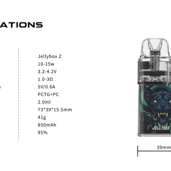 Jelly Box Z Pod System บุหรี่ไฟฟ้า น้ำยาบุหรี่ไฟฟ้า Pod System