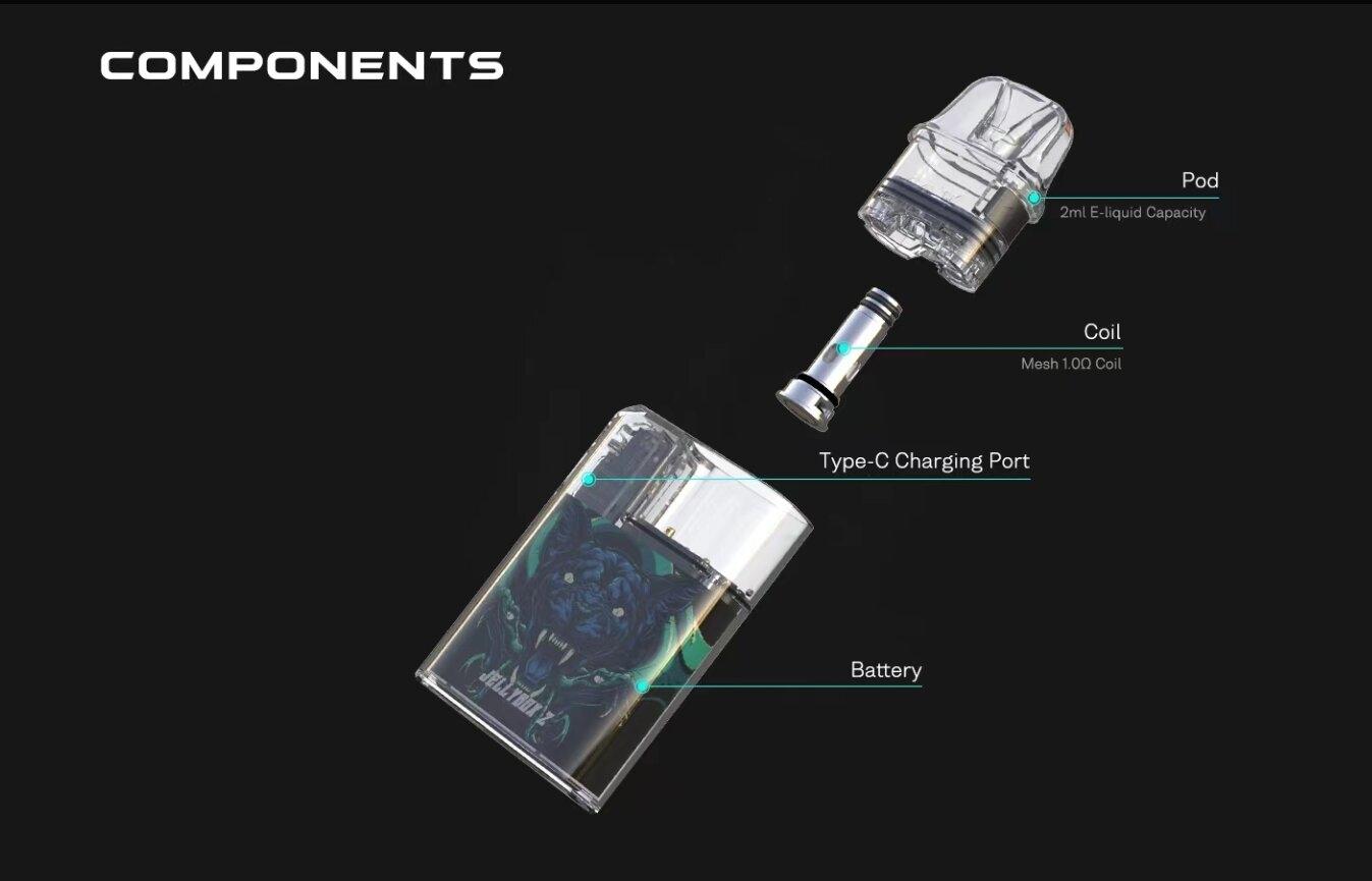 Jelly Box Z Pod System บุหรี่ไฟฟ้า น้ำยาบุหรี่ไฟฟ้า Pod System