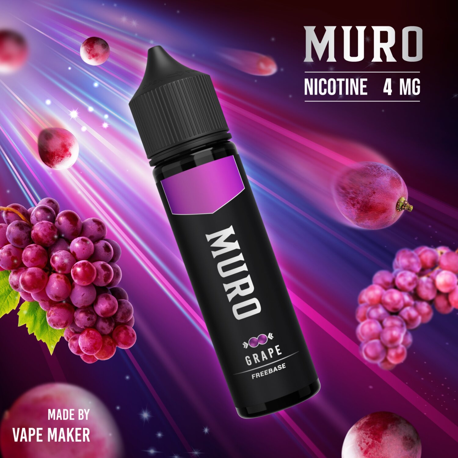 น้ำยาบุหรี่ไฟฟ้าฟรีเบส Muro Freebase 60ml - บุหรี่ไฟฟ้า น้ำยาบุหรี่ ...