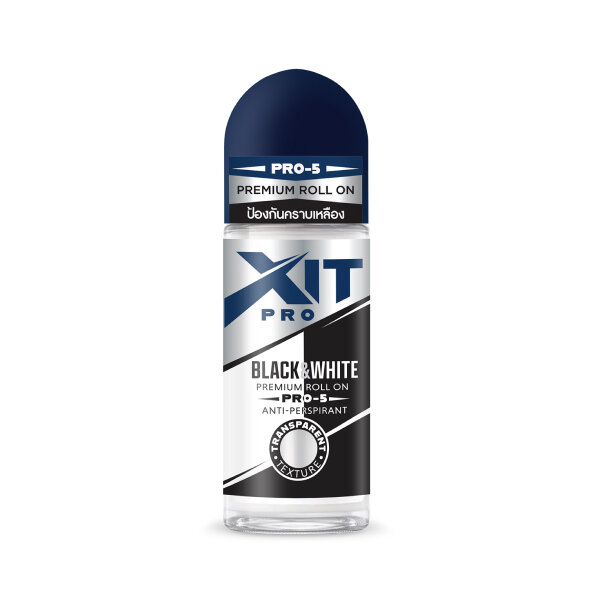 (1 แถม 1) Xit Pro ซิท โปร แบล็ค แอนด์ ไวน์ พรีเมียม โรลออน 45 มล. ...