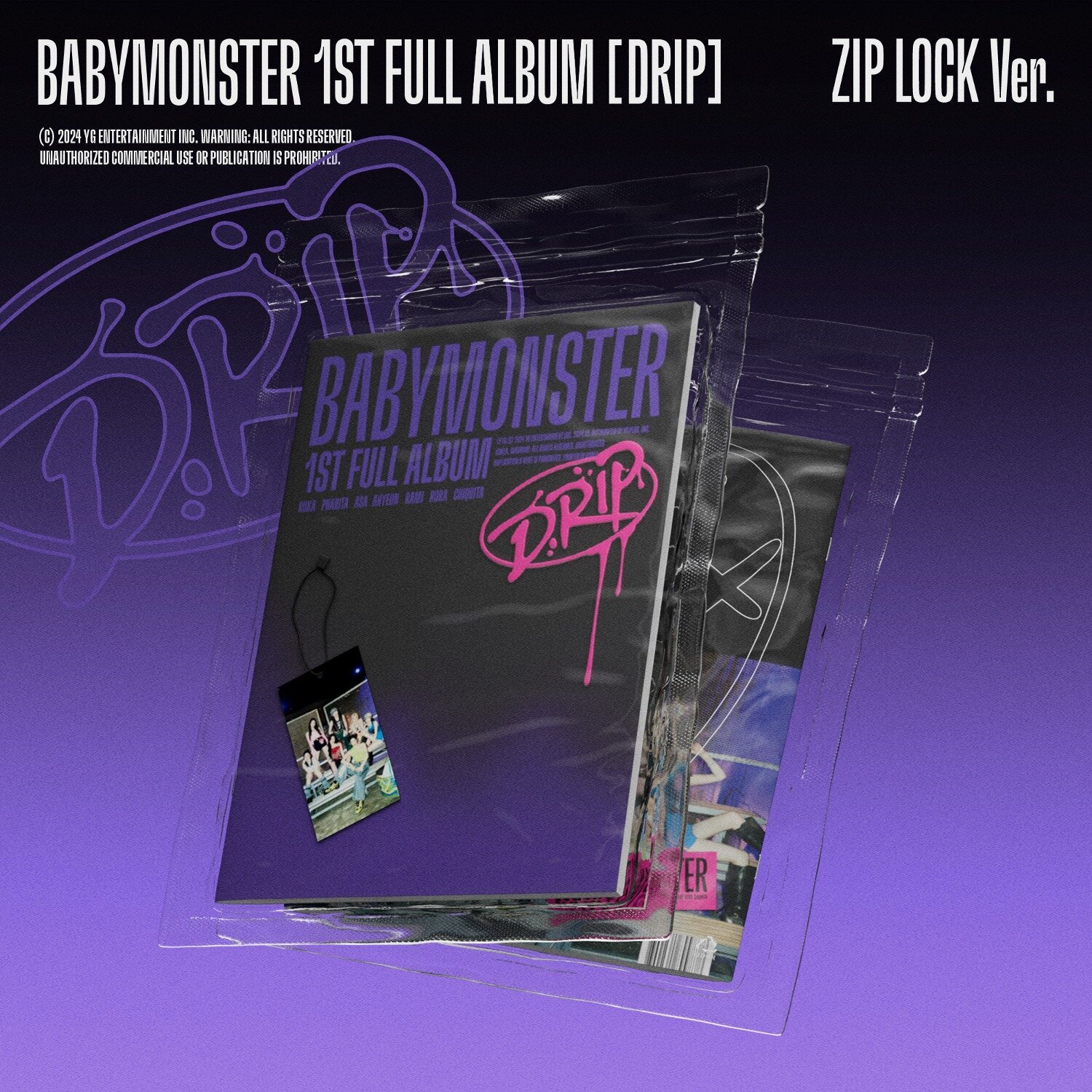 RE-STOCK] BABYMONSTER 1st FULL ALBUM [DRIP] ZIP LOCK Ver