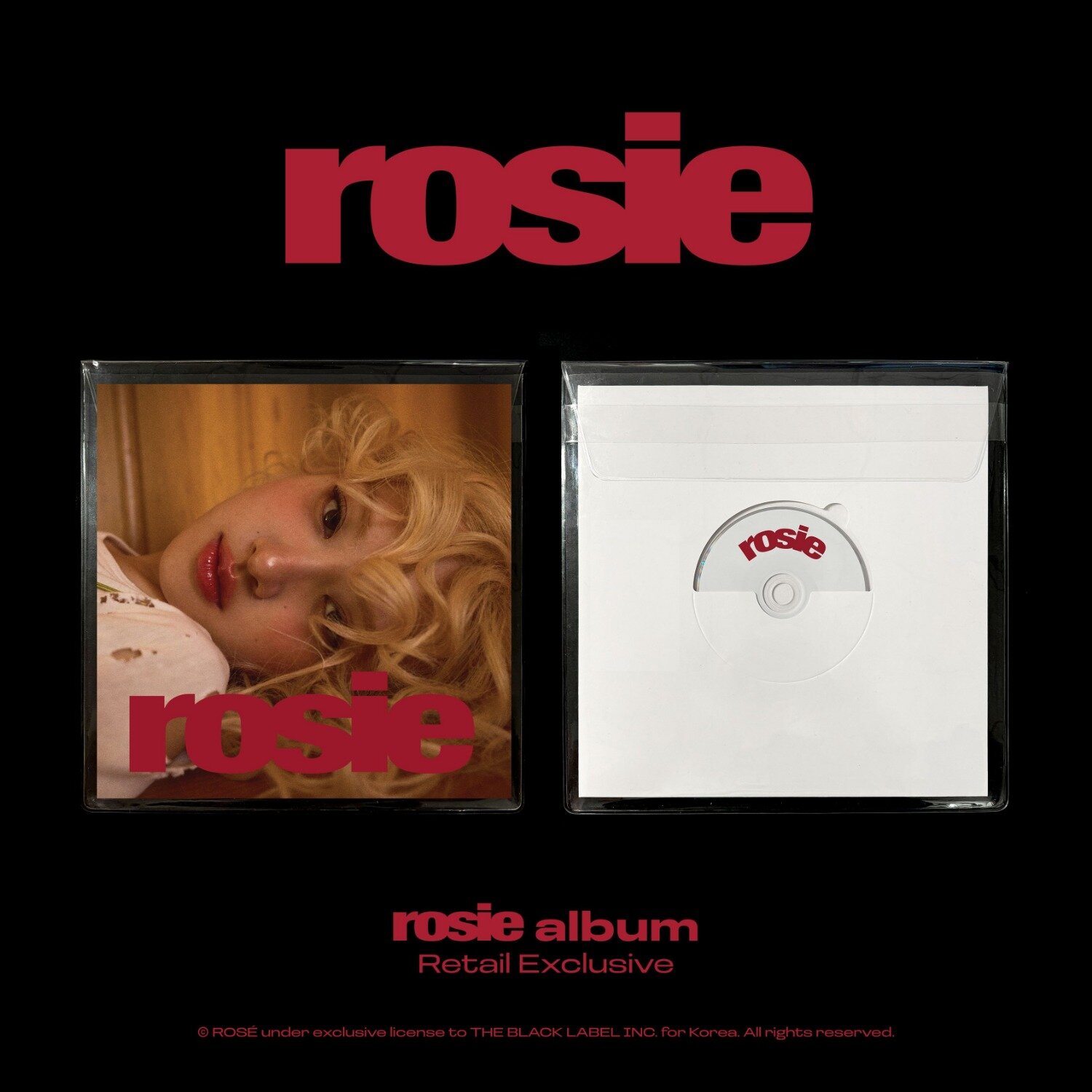ROSÉ first studio album 'rosie' (Retail Exclusive) - YG SELECT TH ROSÉ first studio album 'rosie' (Retail Exclusive) - YG SELECT TH