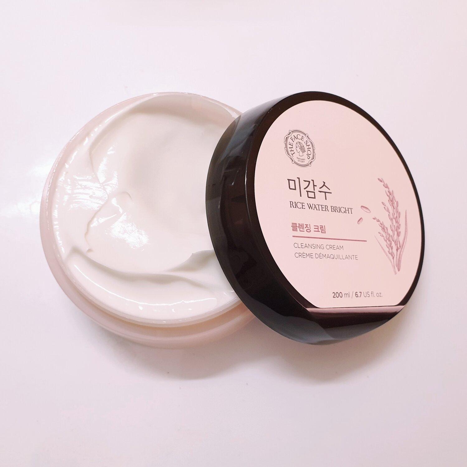 rice water bright cleansing cream