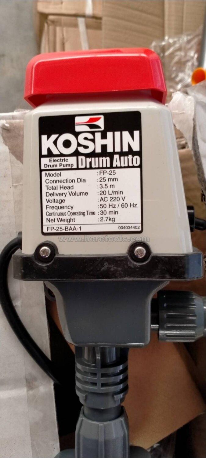 FP-25 ปั๊มสูบน้ำมันระบบไฟฟ้า 1 นิ้ว (AC 220V.) สำหรับถัง 200 ลิตร ...