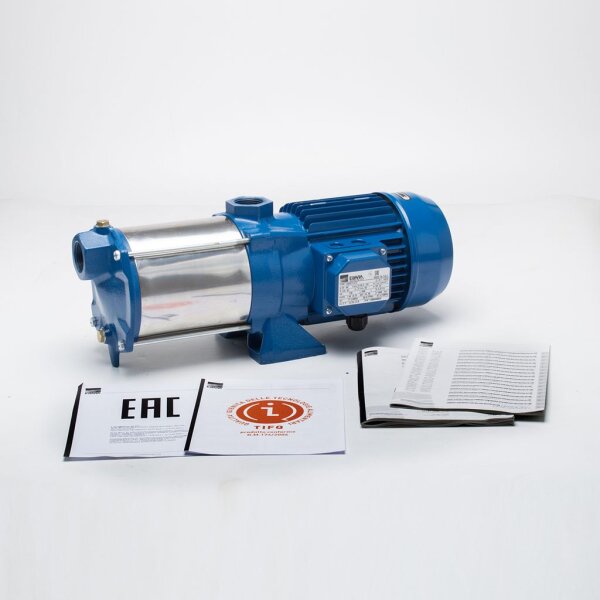 EBARA COMPACT A/10 ปั๊มสแตนเลสหลายใบพัด 1 x 1 นิ้ว 1.0 แรงม้า 380 โวลต์ ...