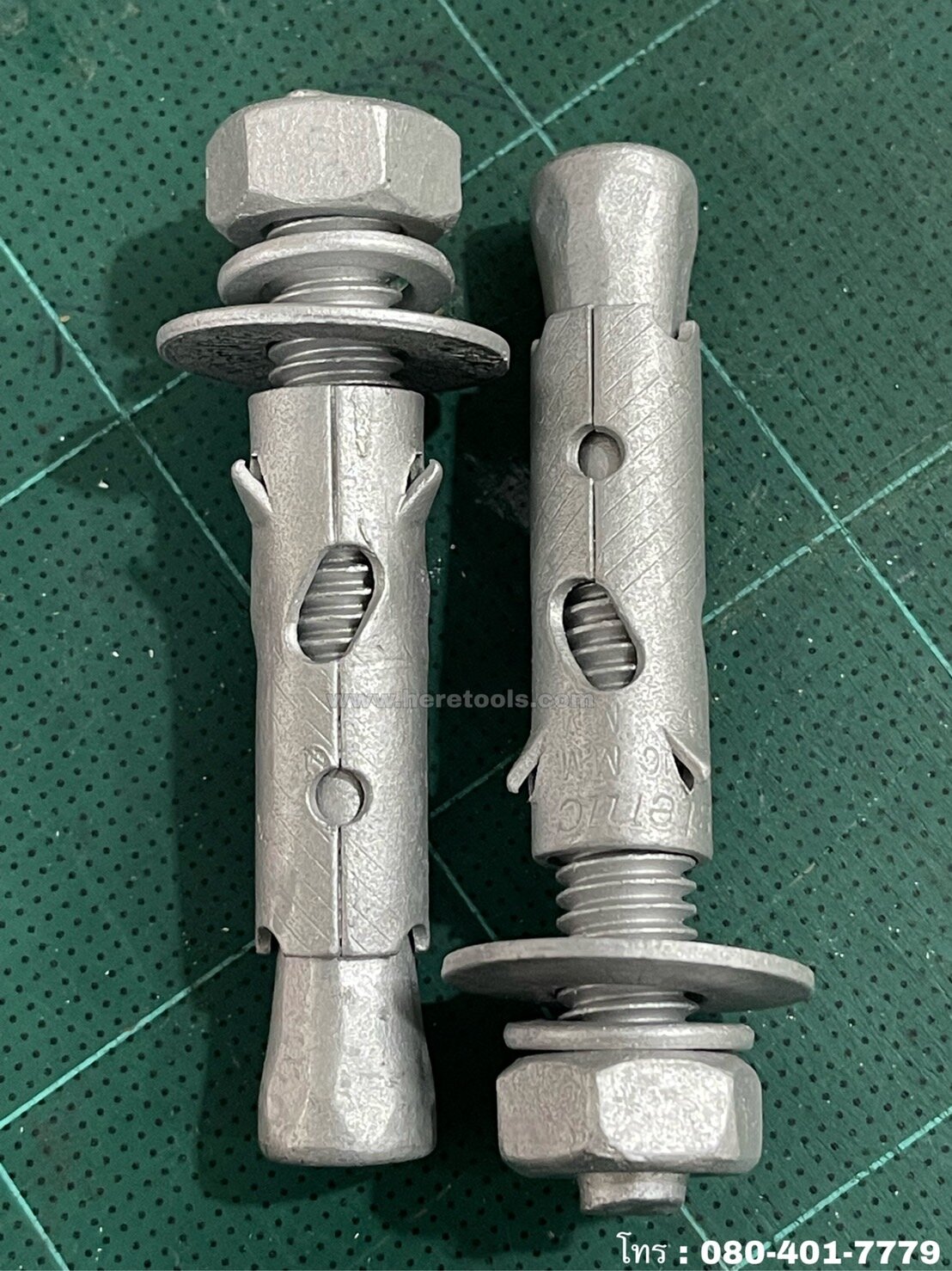 FASTENIC ST-12-HDG พุกเหล็ก ชุบ HDG 1/2 นิ้ว x 95 มม. (บรรจุ 15 ตัว ...
