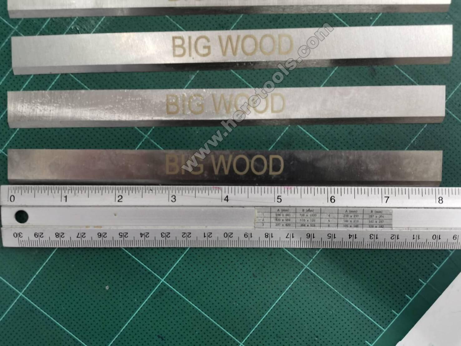 BGW-JP801-002H : ใบมีดเครื่องไสชิด HSS 8 นิ้ว สำหรับเครื่อง BIGWOOD JP ...