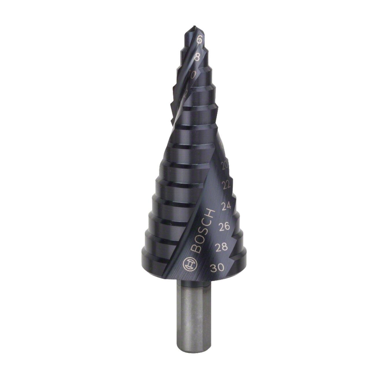 BOSCH 2608588067 ดอกสว่านขั้นบันได (Step Drills) Alu Ti. 13 Step 6 30