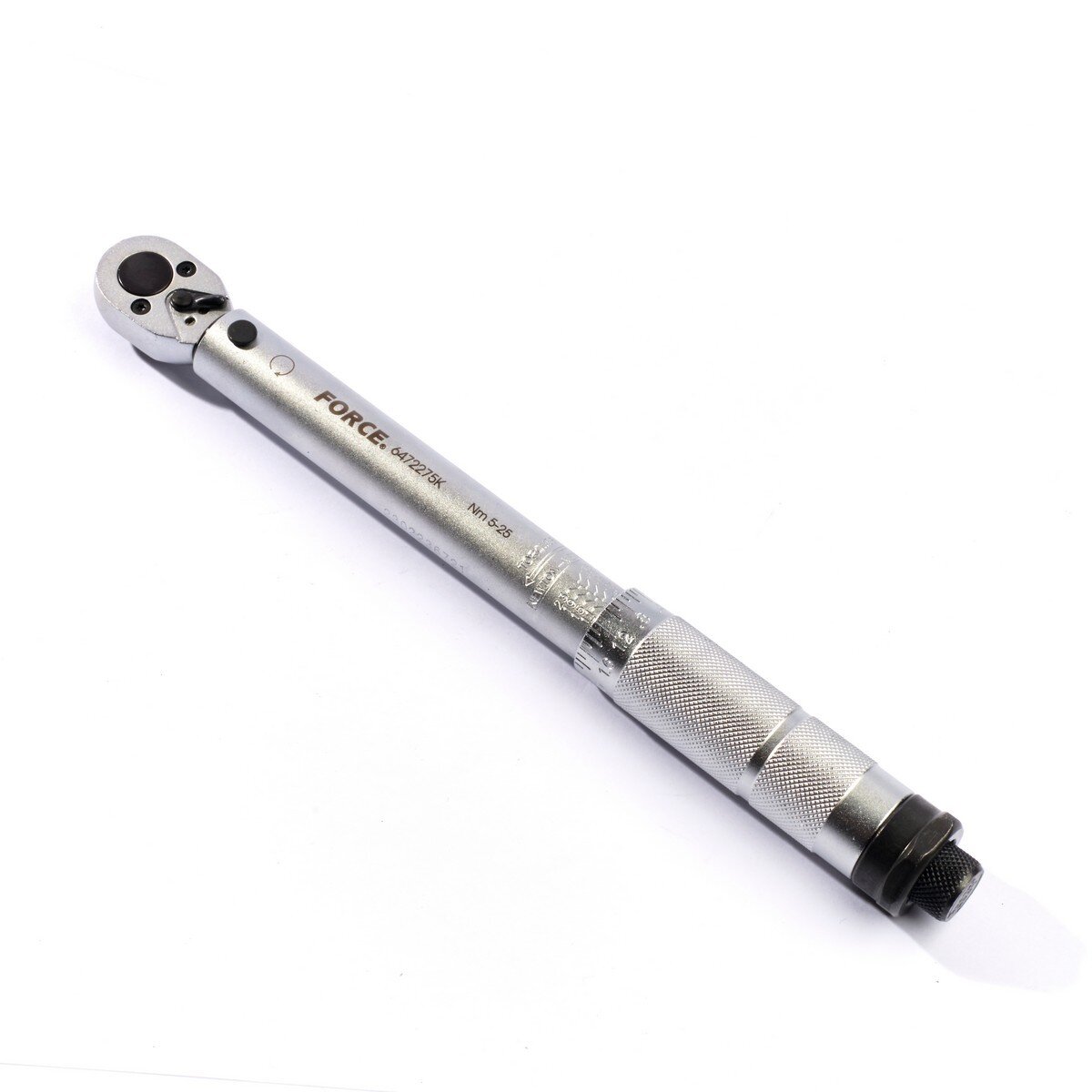 FORCE 6472275K ประแจทอร์ค (ด้ามขันปอนด์) 1/4 นิ้ว แรงบิด 5 - 25 Nm. ยาว ...