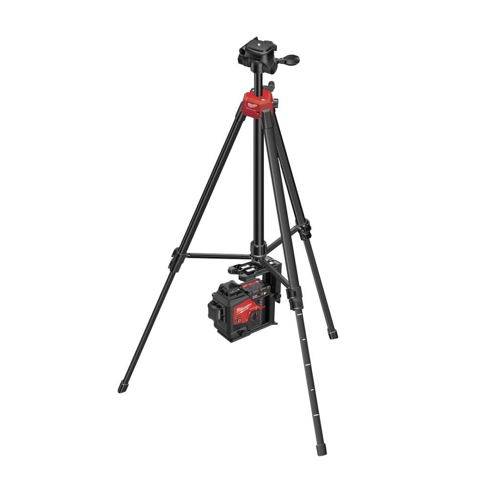 Milwaukee 48351411 ขาตั้งเลเซอร์ 3 ขา เกลียว 1/4 นิ้ว สูง 180 ซม.