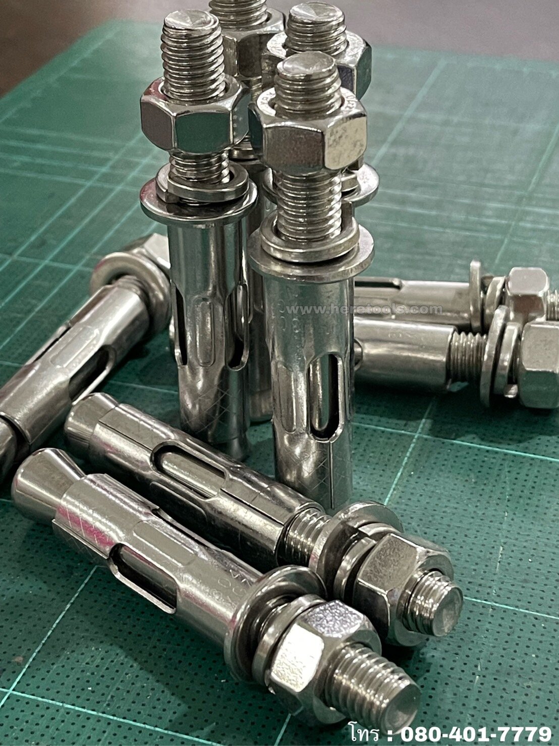 PERUNYA ST.SS304-M12 พุกสแตนเลส (ST) SUS-304 ขนาด M12 x ยาว 100 mm ...