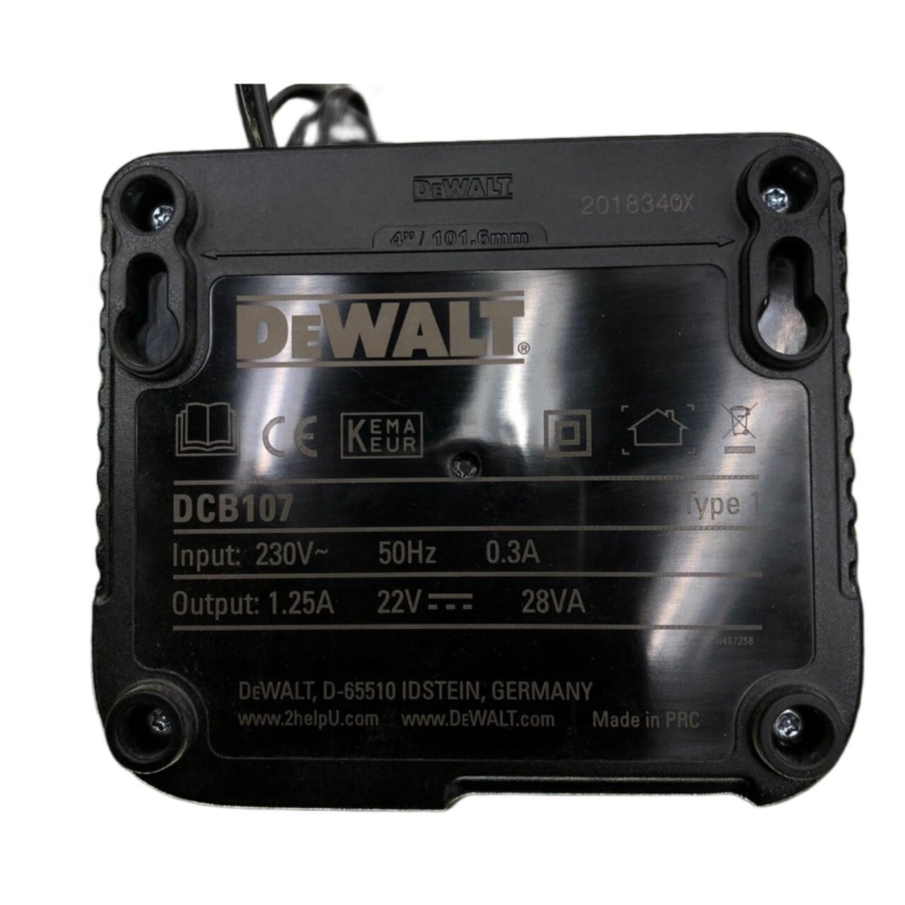 DeWALT DCB107 แท่นชาร์จ 10.8 - 20V.(เหมาะกับความจุแบต 1.3 - 2.0Ah | รับ ...