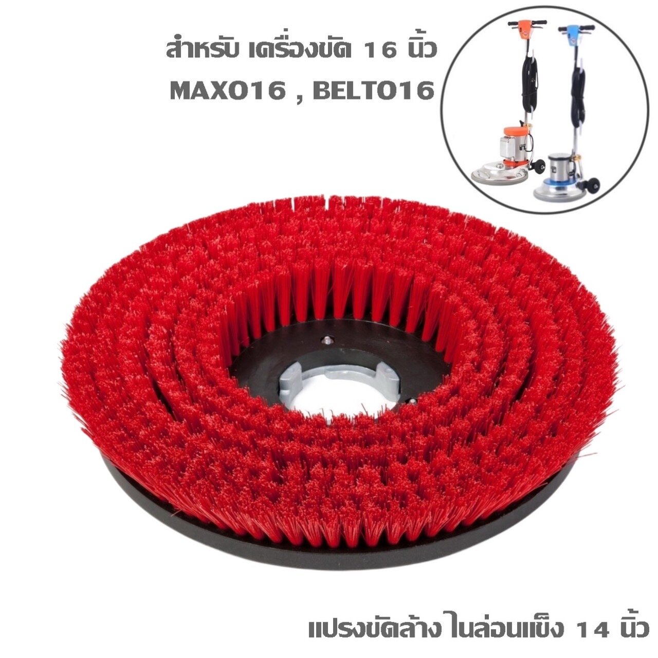 Champion C042-0142 แปรงขัดล้าง ไนล่อนแข็ง 14 นิ้ว (สำหรับ เครื่องขัด 16 ...