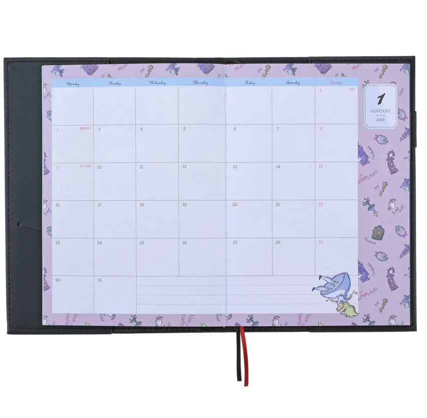  PRE JAPAN Disney Alice In Wonderland Schedule 2023 Frankpapier