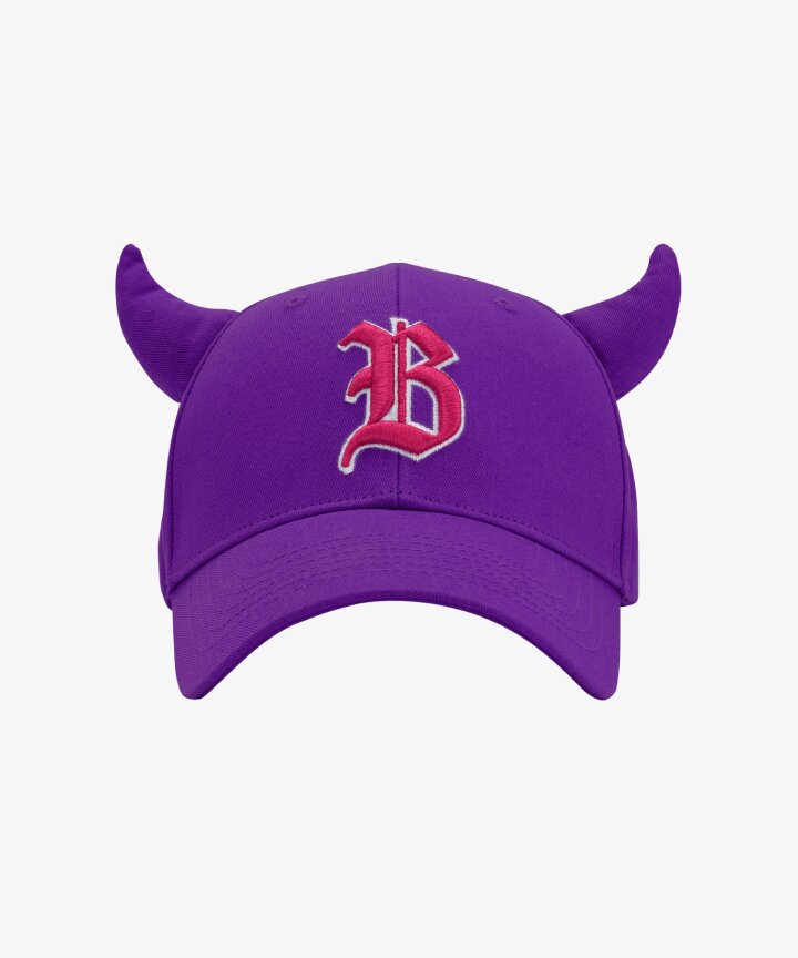 BABYMONSTER] HORN BALLCAP_PURPLE - SEOULR