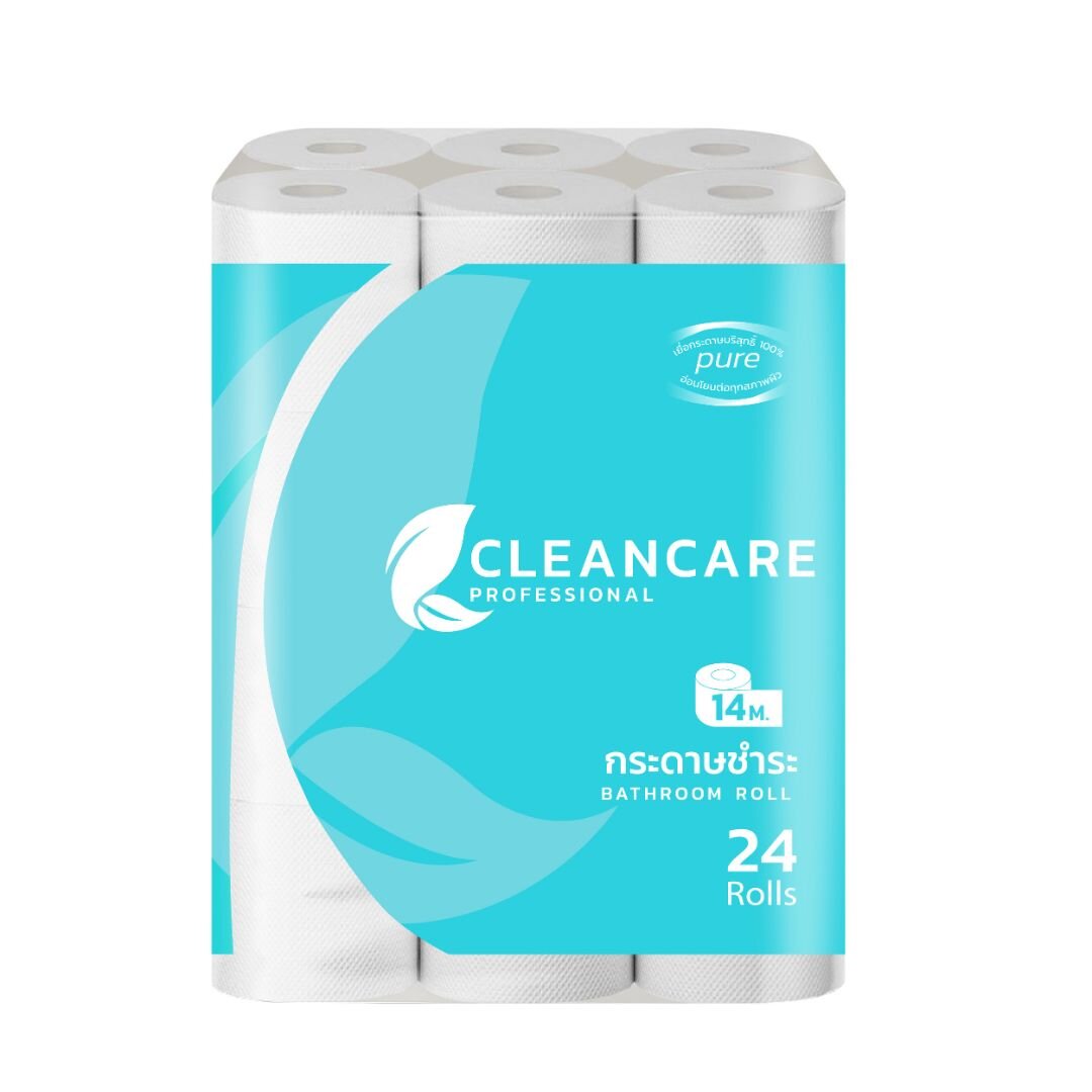 (แพ็ค) กระดาษชำระม้วนเล็ก Clean Care บริษัท เจนเทิล แคร์ จำกัด