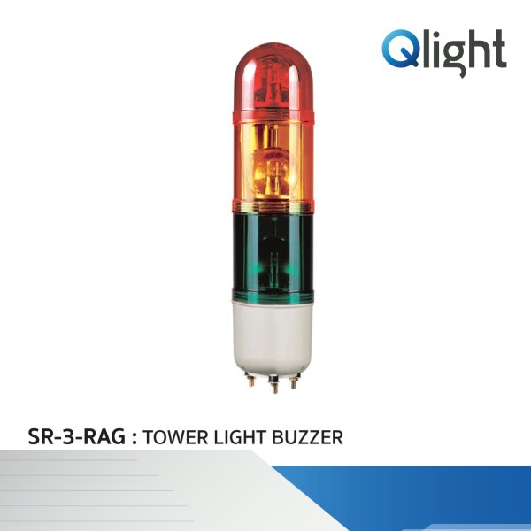 [SR] Ø83mm Bulb Revolving Tower Warning Lights - Qlight Thailand