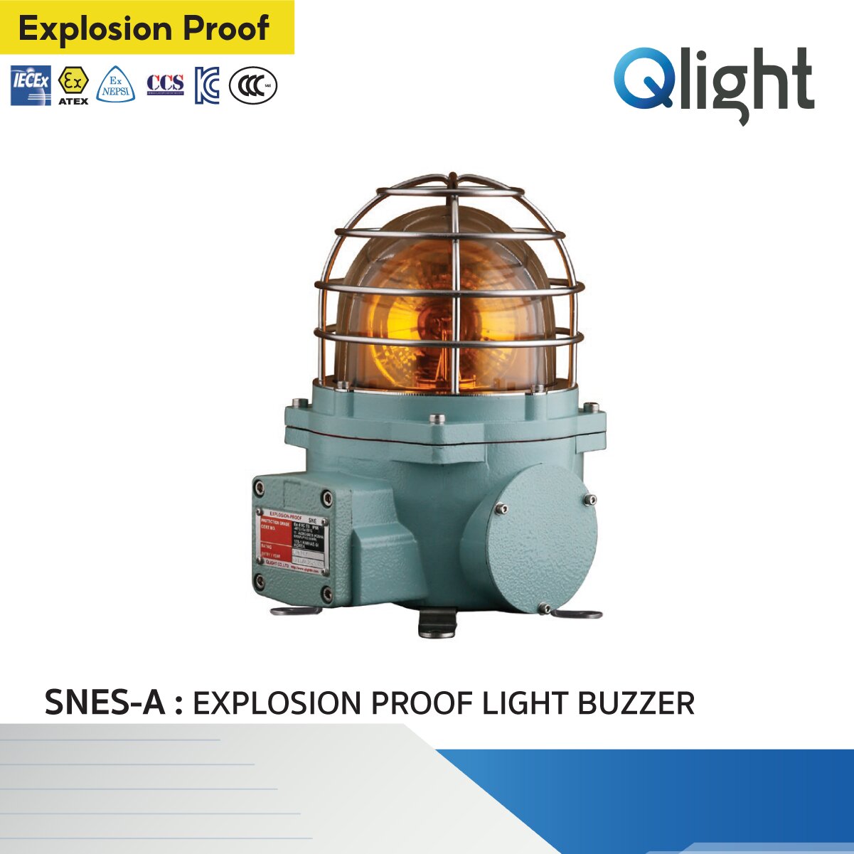 SNES] Ø130mm Explosion Proof Bulb Revolving Warning Light