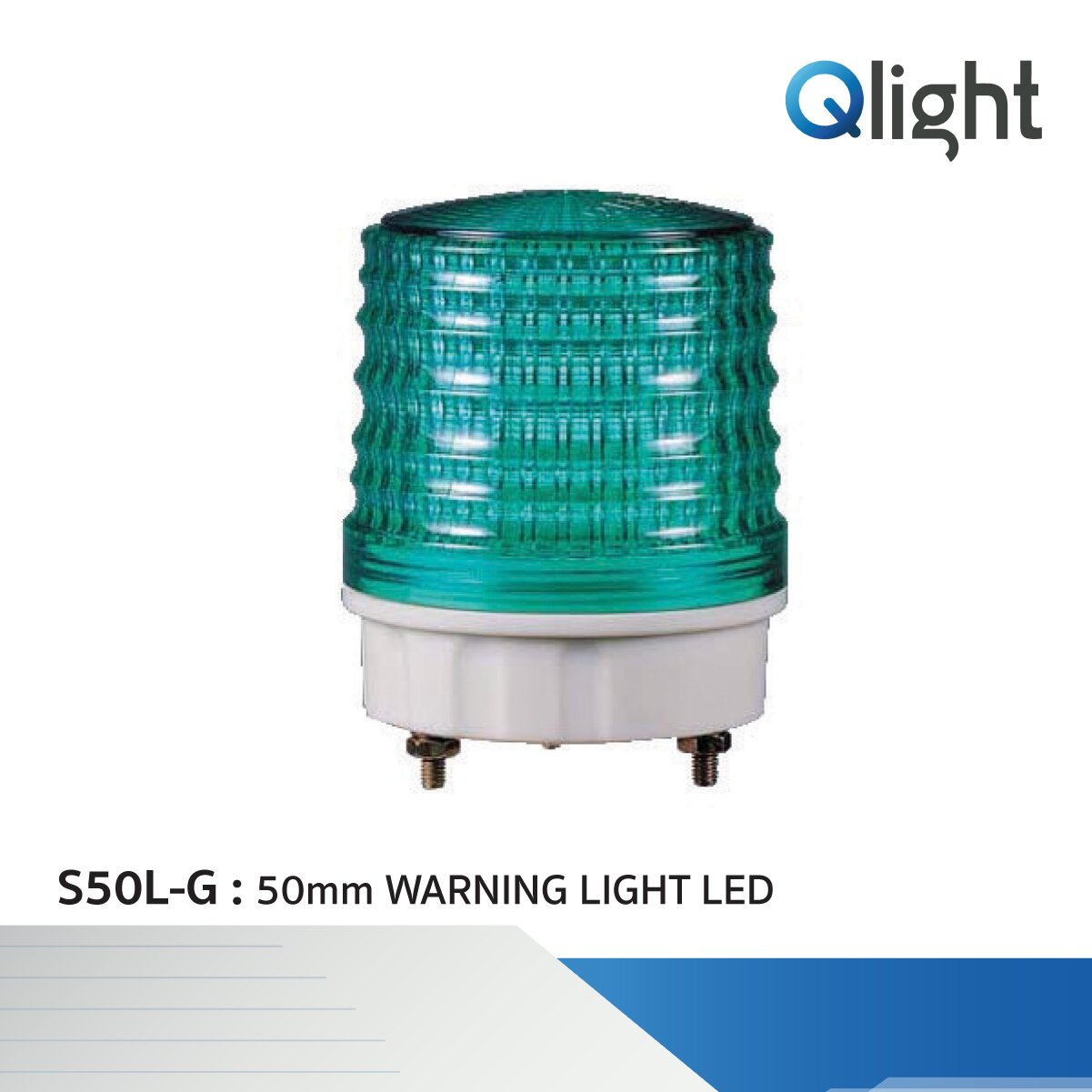[S50L] Ø50mm LED Steady/Flashing Signal Light - Qlight Thailand