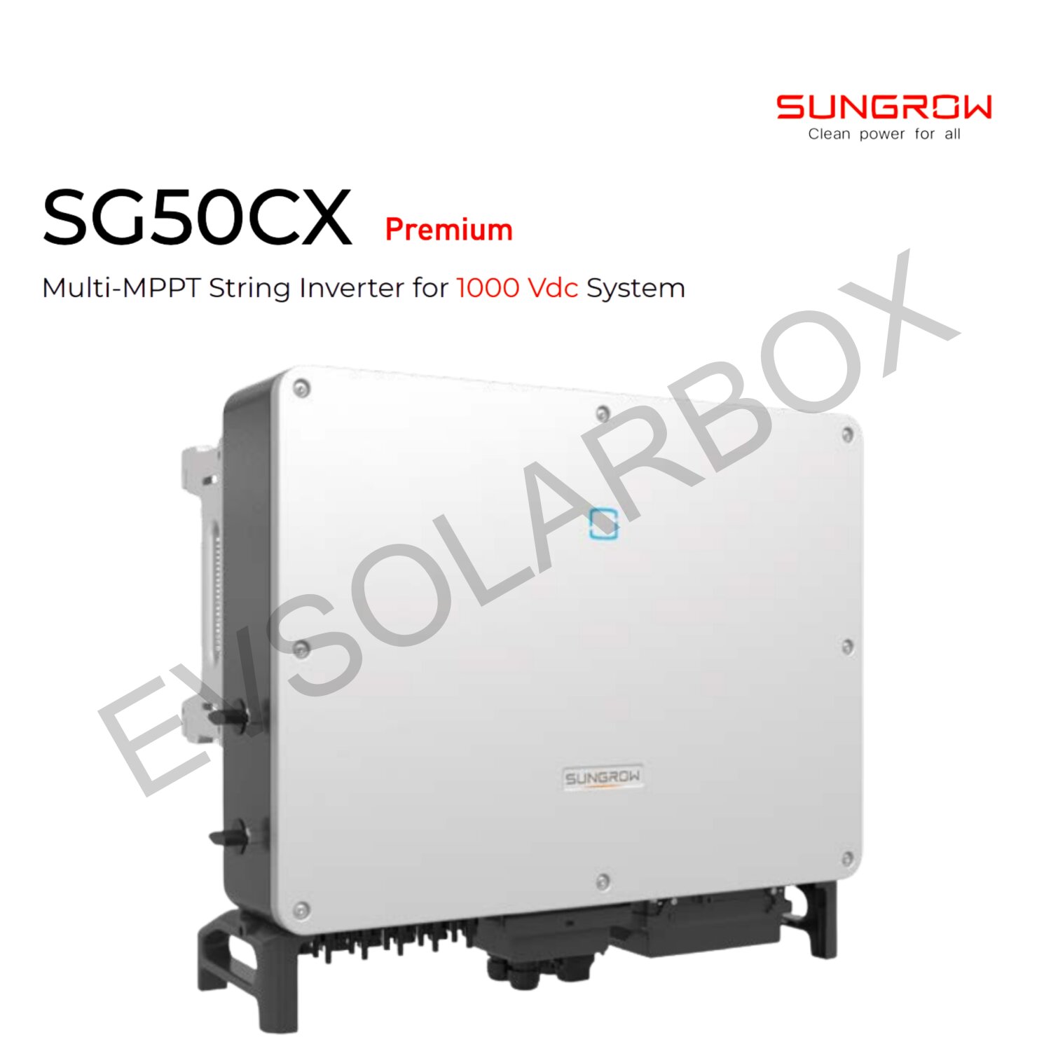 Sungrow SGWSG50CX Ev Solar Box