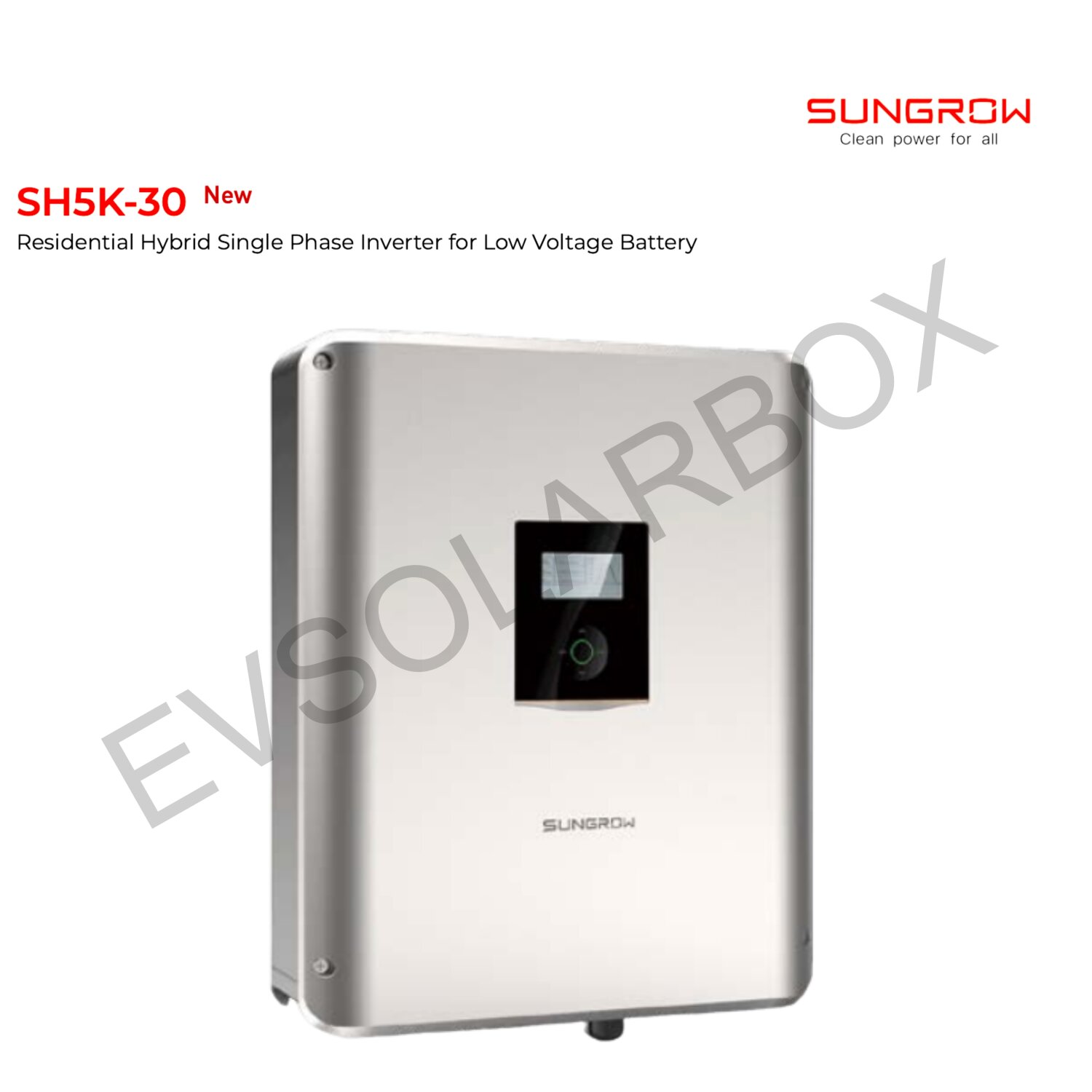 Sungrow SGWSH5K30 Ev Solar Box