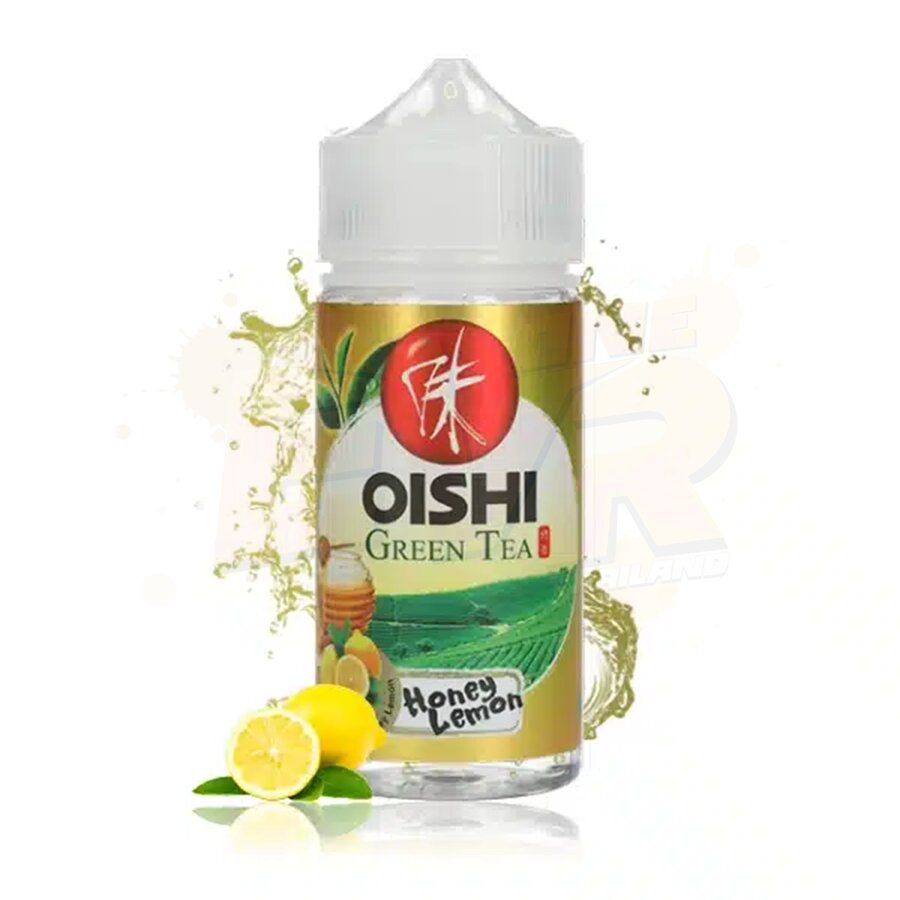 [FREEBASE] OISHI Green Tea Honey Lemom Freebase 100ml [แท้] โออิชิกรี