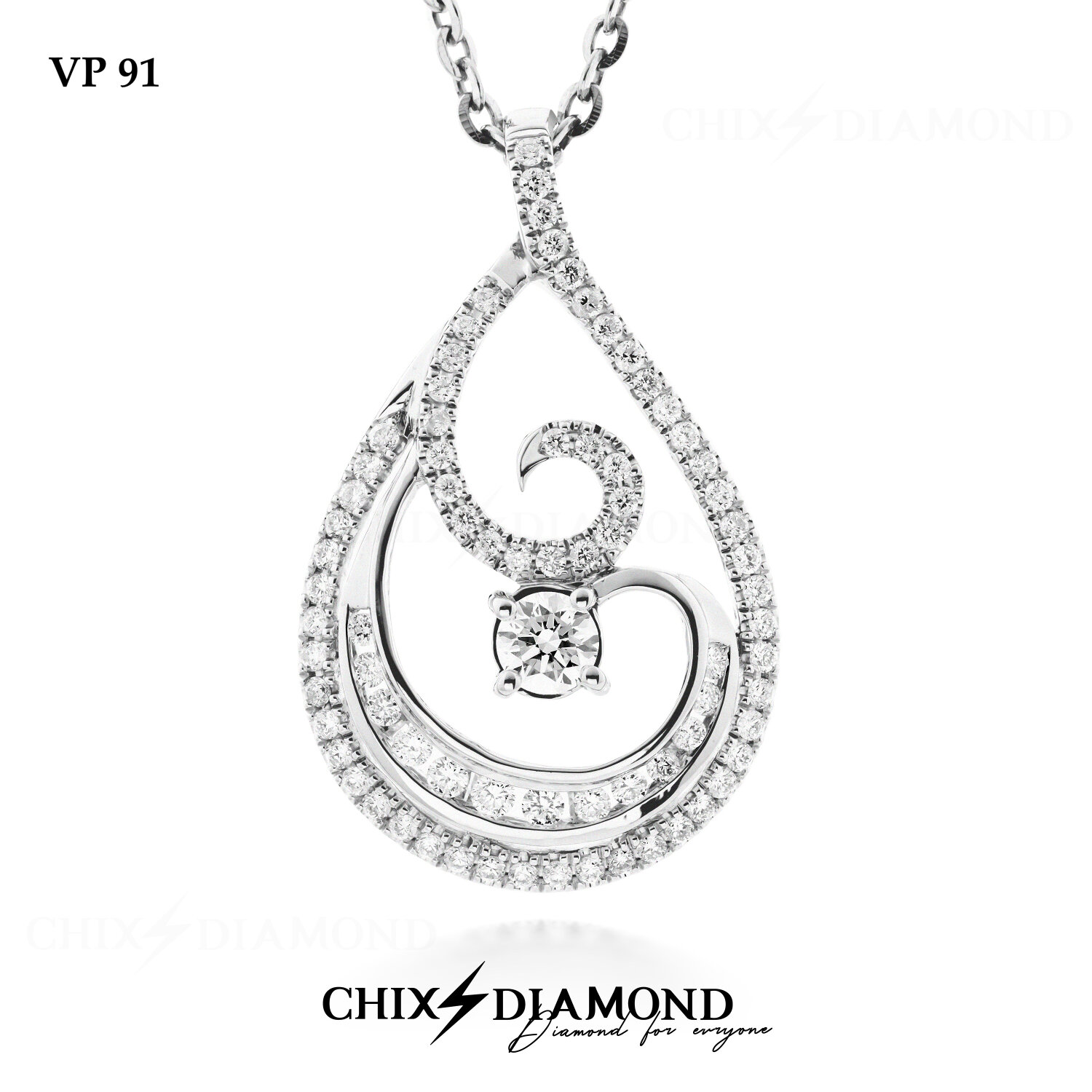 Vp 91 จี้รุ่น VP 91 (สั่งผลิต) - Madam Chixdiamond