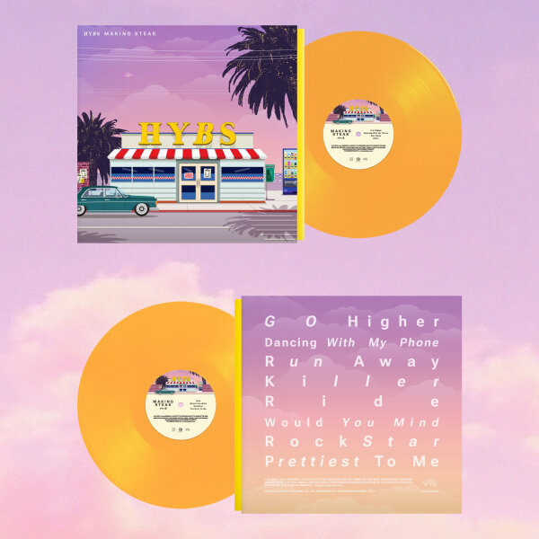 HYBS : Making Steak : 1LP Transparent Blue Vinyl - Earthtone