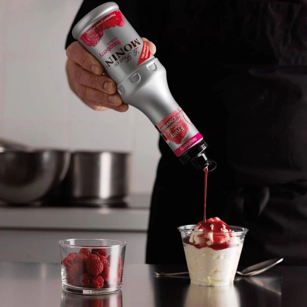 Monin Raspberry Fruit Mix MONIN Raspberry Fruit Mix 1L. 1 bottle โมนิน ราสเบอร์รี่ ฟรุ๊ตมิกซ์ 1 ...